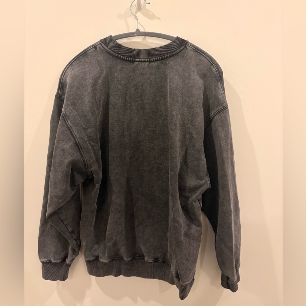 SKIMS Gray Crewneck Sweater Classic Knit